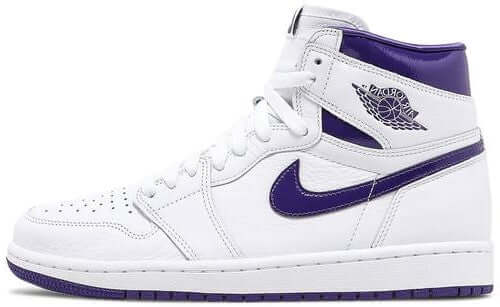 Air Jordan 1 Retro High OG White & Court Purple