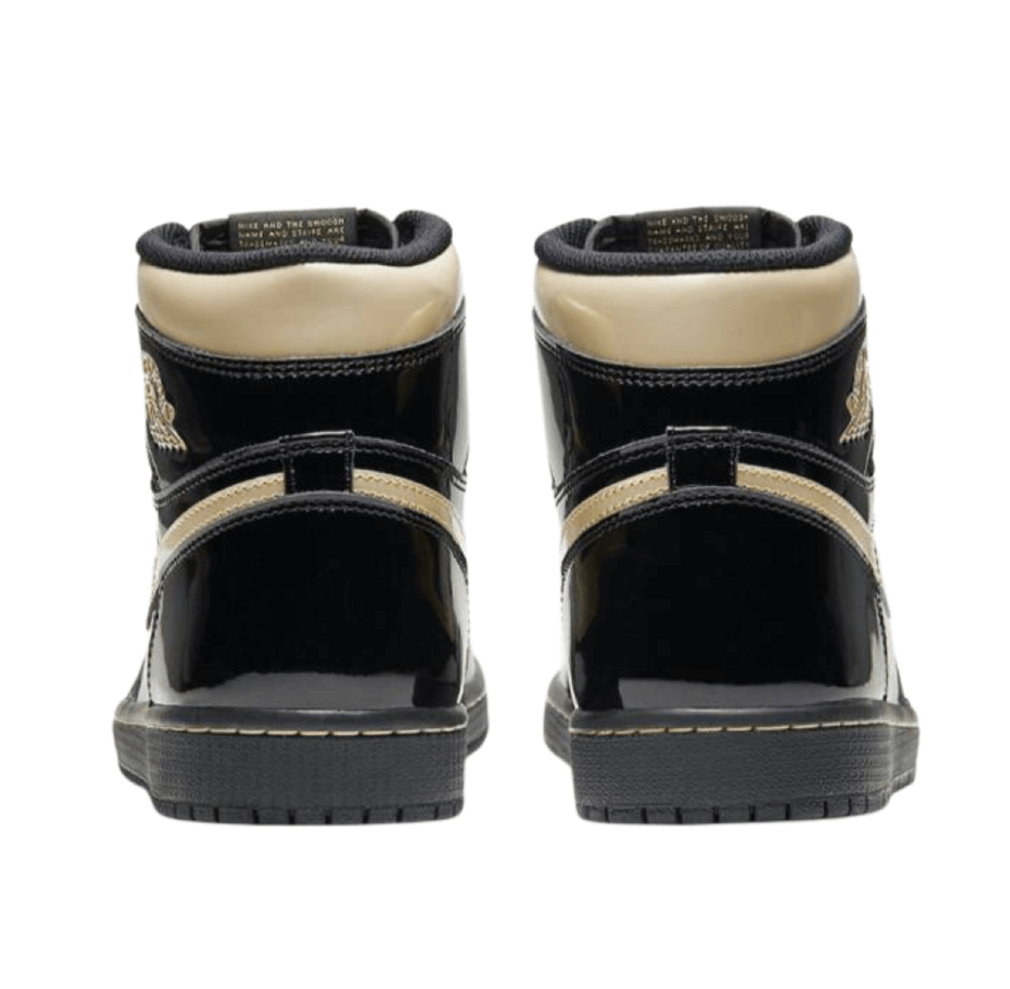 Jordan 1 High OG Patent Black Gold