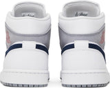 AIR JORDAN 1 MID PARIS WHITE