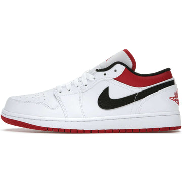Jordan 1 Low White University Red Black