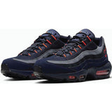 Air Max 95 logo navy orange