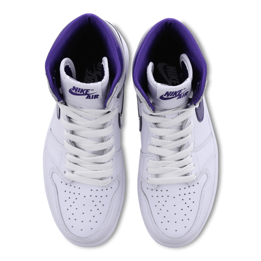 Air Jordan 1 Retro High OG White & Court Purple