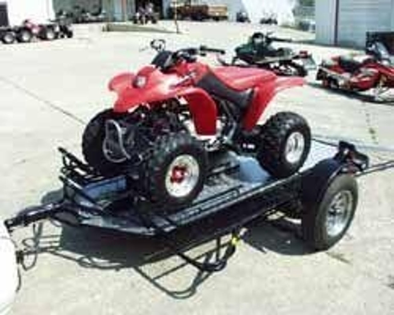 Stand, Store or Roll Ride-Up 3-Rail Motorcycle Trailer Shoesocean