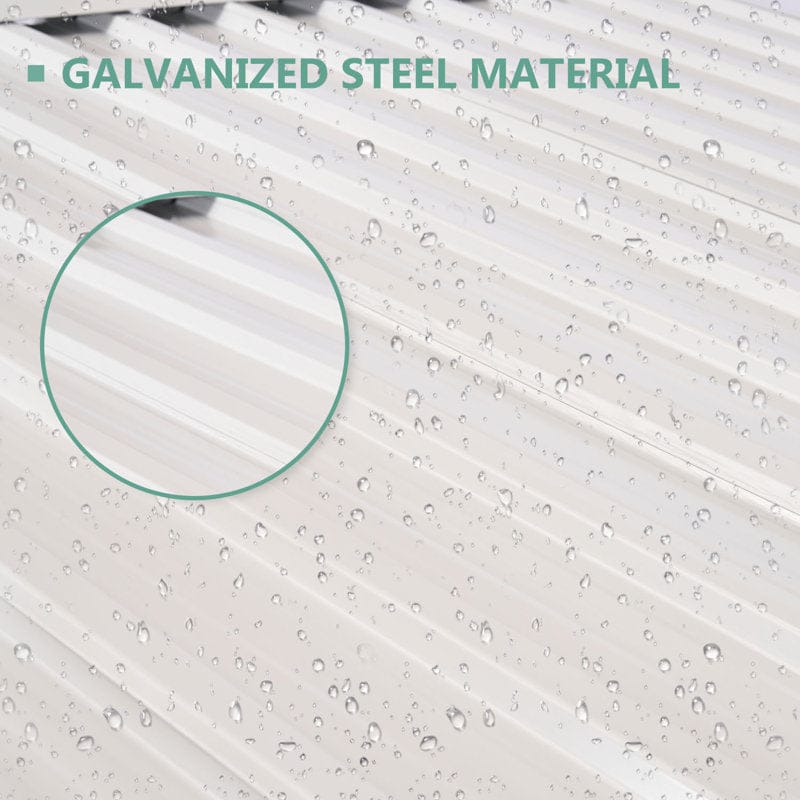 10 ft. W x 8 ft. D Storage Shed