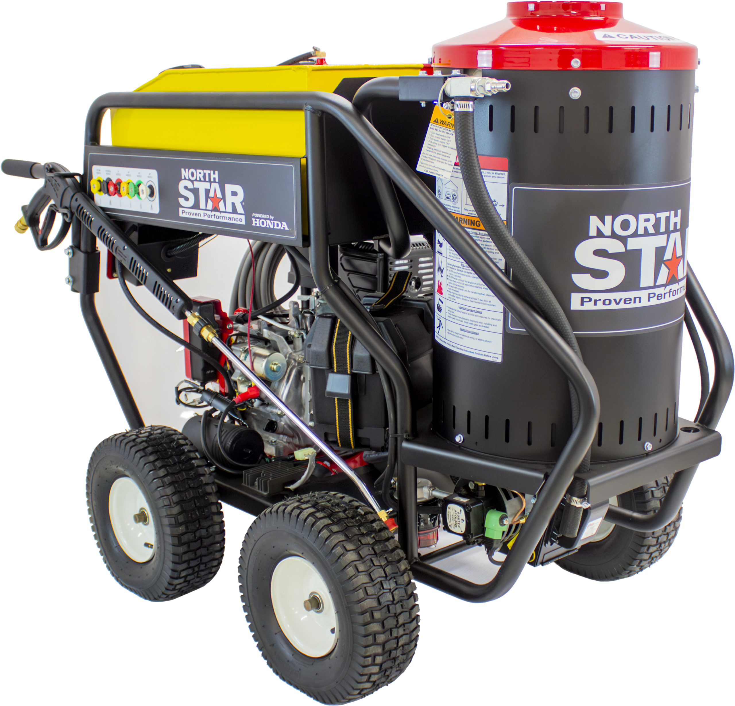 157310 Pressure Washer 3000 PSI 4.0 GPM Hot Water Honda GX390 Engine CAT Pump Gas New (Copy)