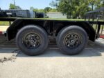 6’4″ x 14 Utility Trailer Powder Coated Dovetail (2) 3500 Axles 7k GVWR