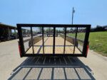 6’4″ x 14 Utility Trailer Powder Coated Dovetail (2) 3500 Axles 7k GVWR