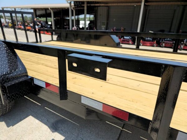 6’4″ x 14 Utility Trailer Powder Coated Dovetail (2) 3500 Axles 7k GVWR