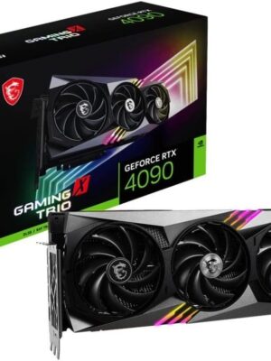 MSI Gaming GeForce RTX 4090 24GB GDRR6X 384-Bit HDMI/DP Nvlink Tri-Frozr 3 Ada Lovelace Architecture OC Graphics Card (RTX 4090 Gaming X Trio 24G)