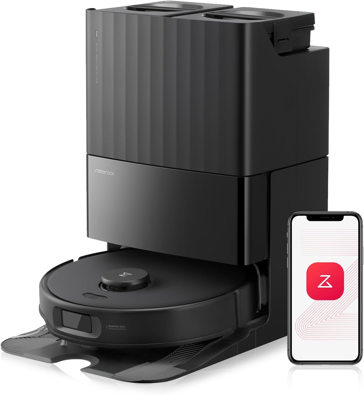 Roborock Qrevo Edge S5A Robot Vacuum &amp; Mop, 18,500Pa, Zero-Tangle