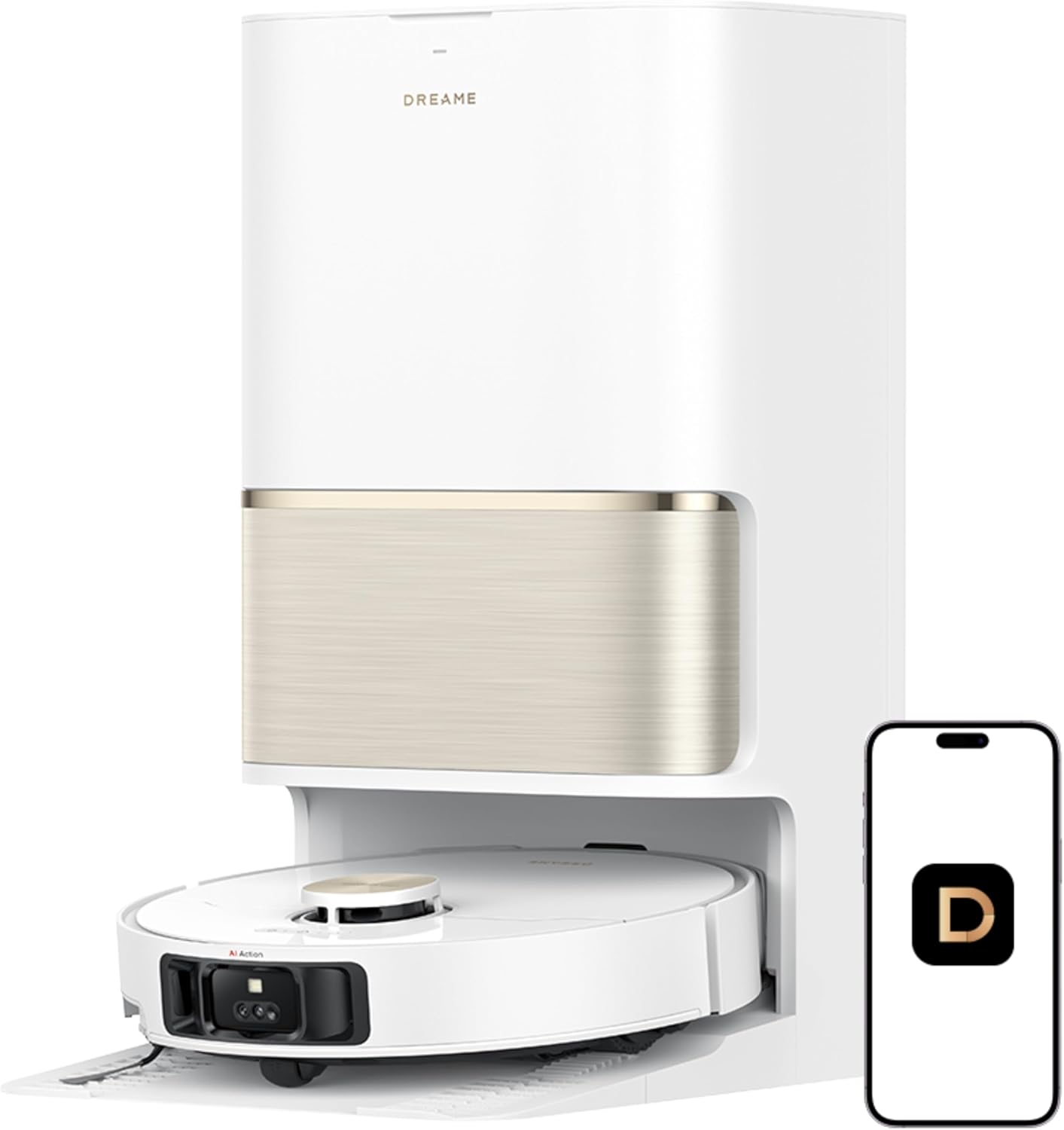 DREAME L50 Ultra Robot Vacuum &amp; Mop, 19,500Pa, Auto-Empty