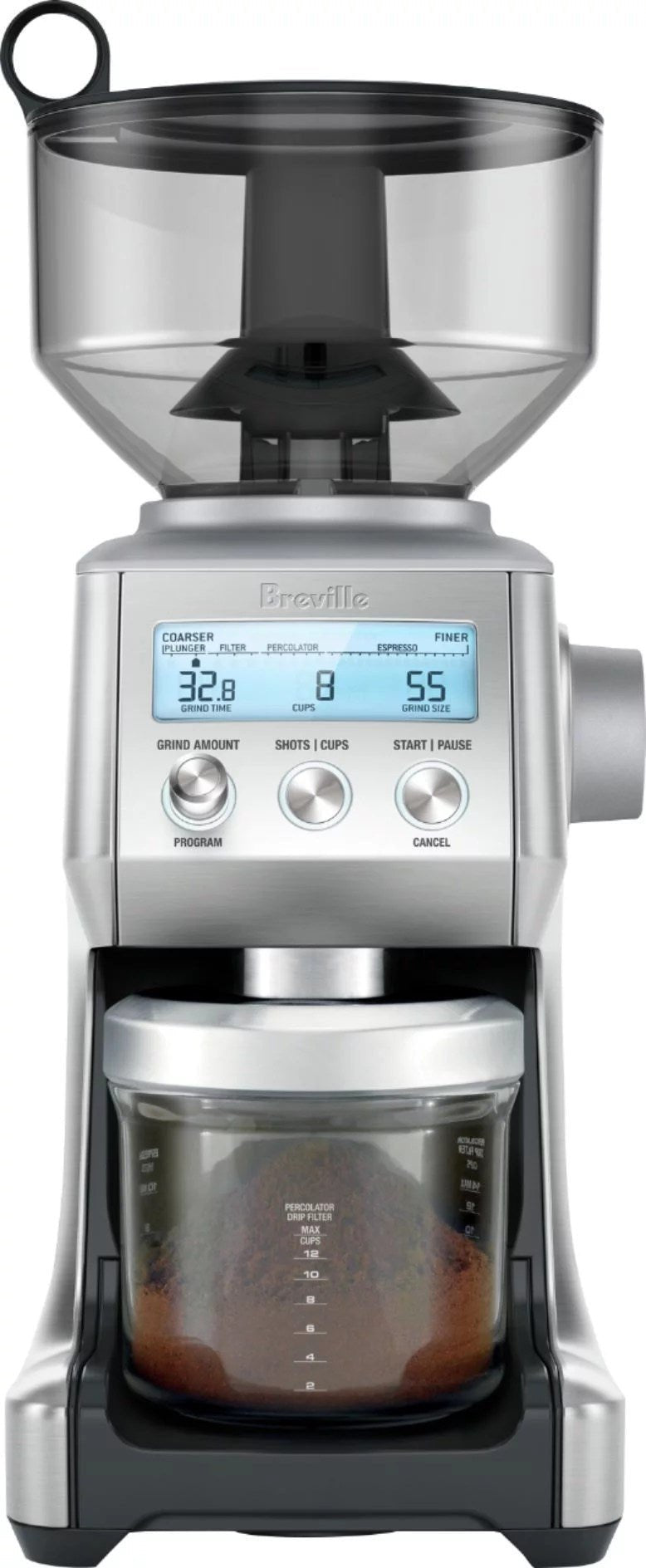 Breville – the Smart Grinder Pro 12-Cup Coffee Grinder – Stainless Steel