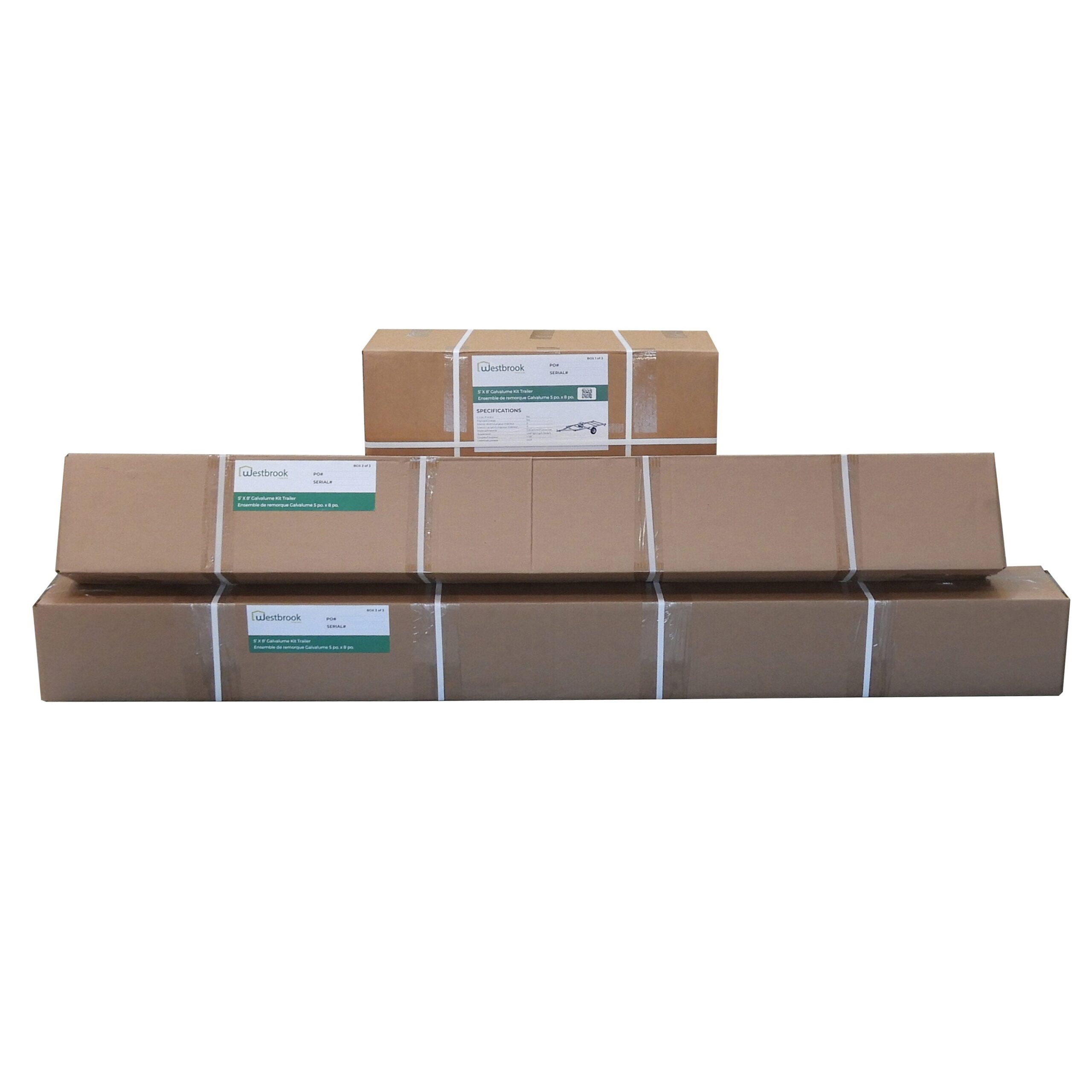 Stirling 5-ft x 8-ft Steel Utility Trailer ( 1250-lb Capacity ) 5266161