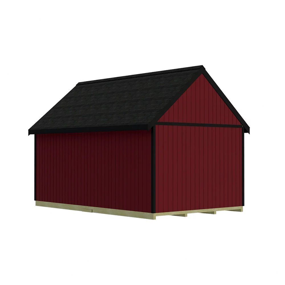 Best barns Hampton 12×24 Wood Storage Shed Kit Installation Included Shoesocean