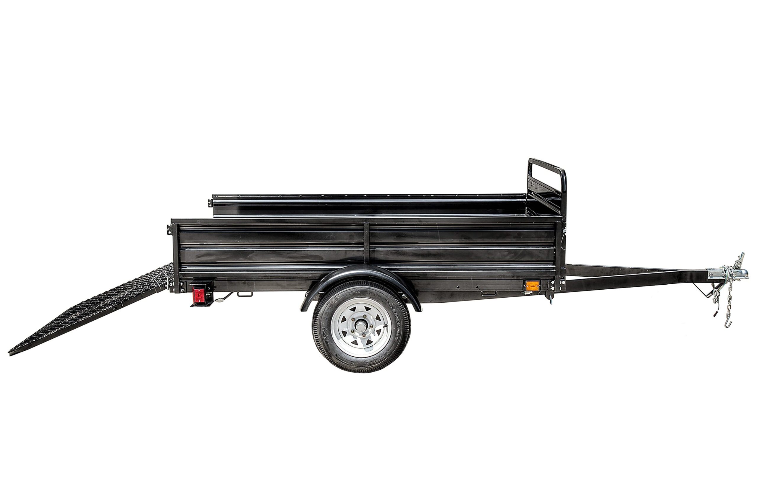 DK2 5-ft x 7-ft Steel Utility Trailer with Ramp Gate ( 1639-lb Capacity ) 2491711