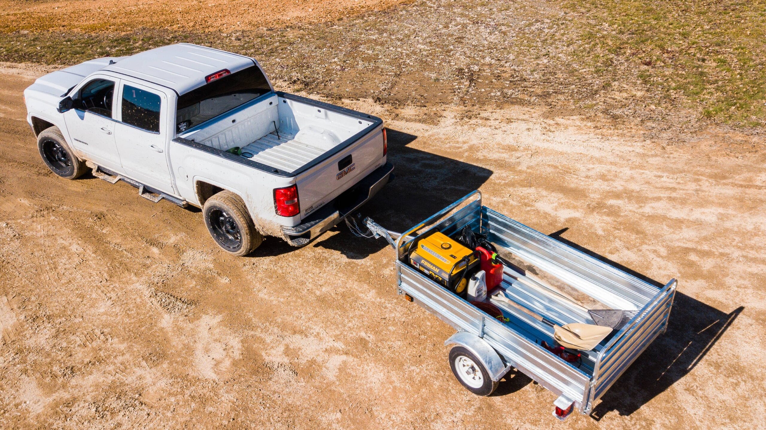 DK2 4.5-ft x 7.5-ft Steel Utility Trailer ( 1295-lb Capacity ) 2491712