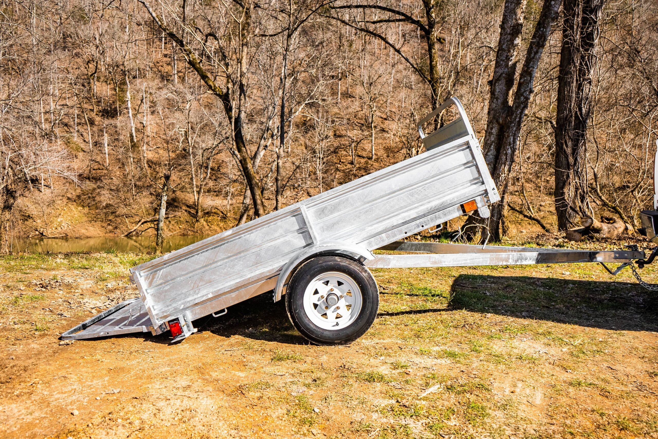DK2 4.5-ft x 7.5-ft Steel Utility Trailer ( 1295-lb Capacity ) 2491712