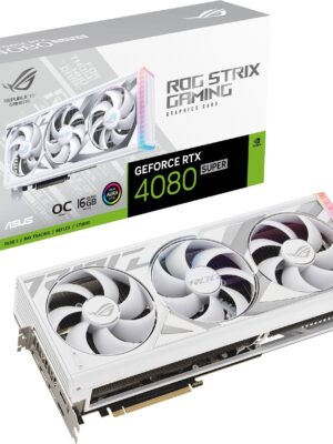 ASUS Open Box ROG Strix GeForce RTX 4080 SUPER White OC Edition HDMI 3 x DP 16GB GDDR6X