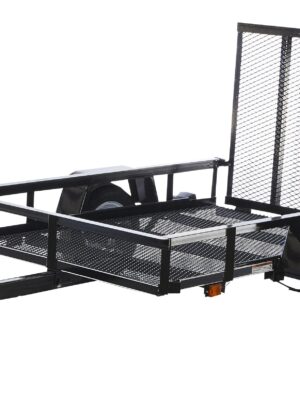 Carry-On Trailer 4-ft x 7-ft Steel Mesh Utility Trailer