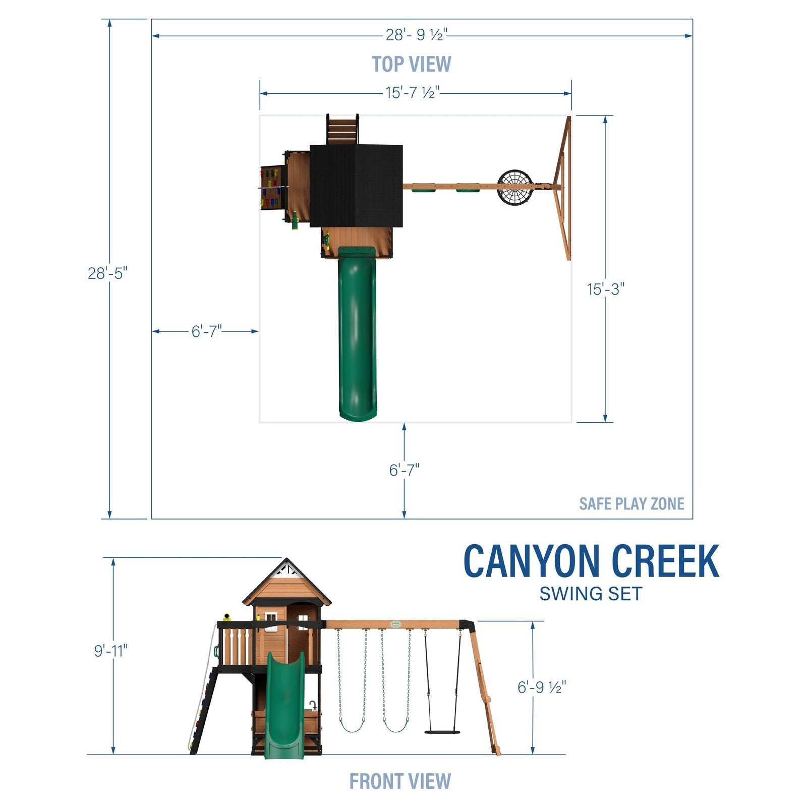 Canyon Creek Swing Set