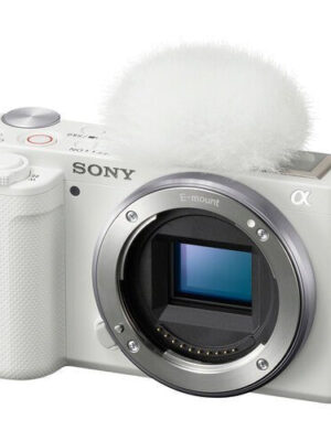 ZV-E10 Mirrorless Camera Body White (ILCZV-E10)