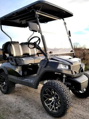 48V Electric 4-Seater Golf Cart – Flip Seat Design, Street & Off-Road Ready