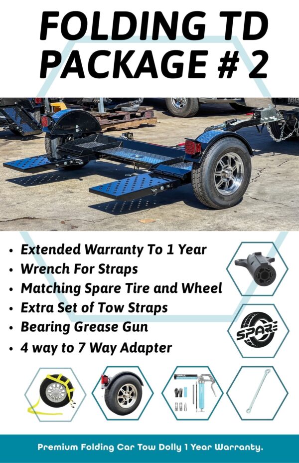 Premium Folding Tow Dolly Shoesocean