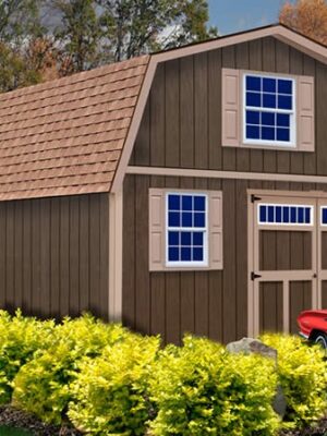 Best Barns Virginia 16×32 Wood Storage Garage