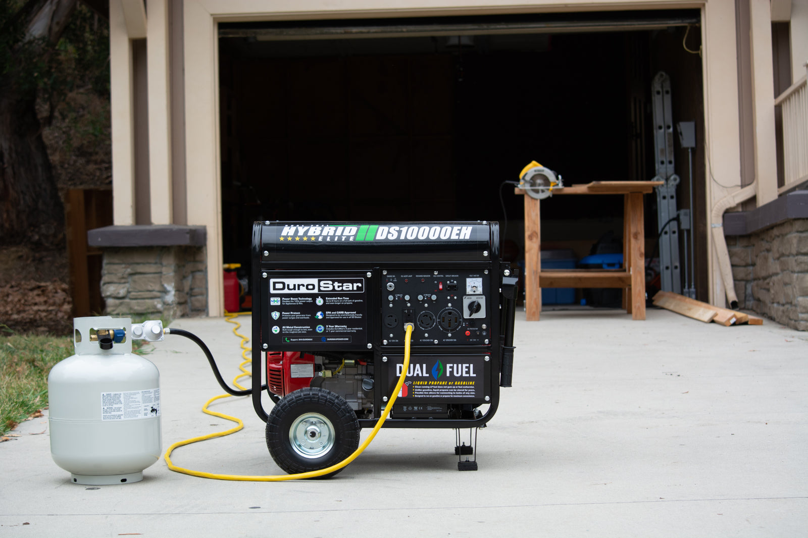 10,000 Watt Dual Fuel Portable Generator