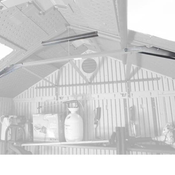 D Plastic Storage Shed 8 ft. W x 20 ft