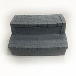 Canadian Spa Co 15 – Person 72 – Jet Acrylic Rectangular Hot Tub with Ozonator and Built-In Speaker in Sterling Silver, Walnut