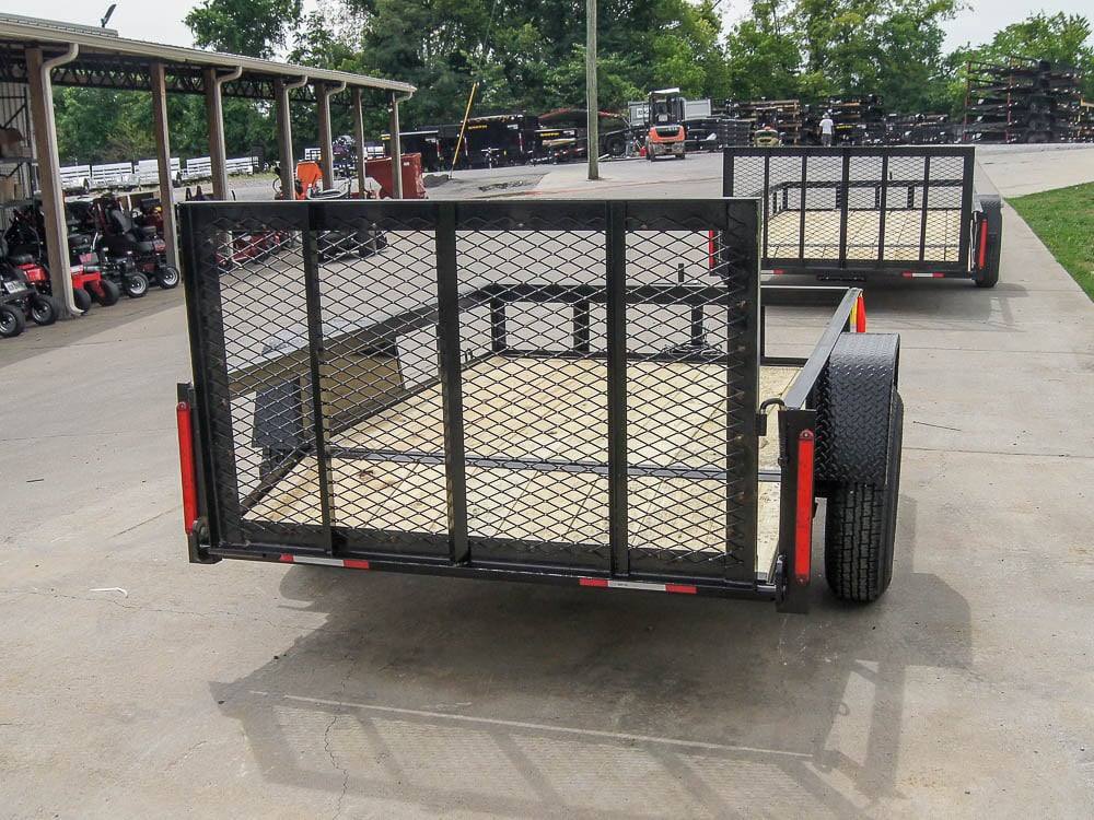 5x8 Powder Coated Dovetail Utility Trailer Single 3,500lb Axle