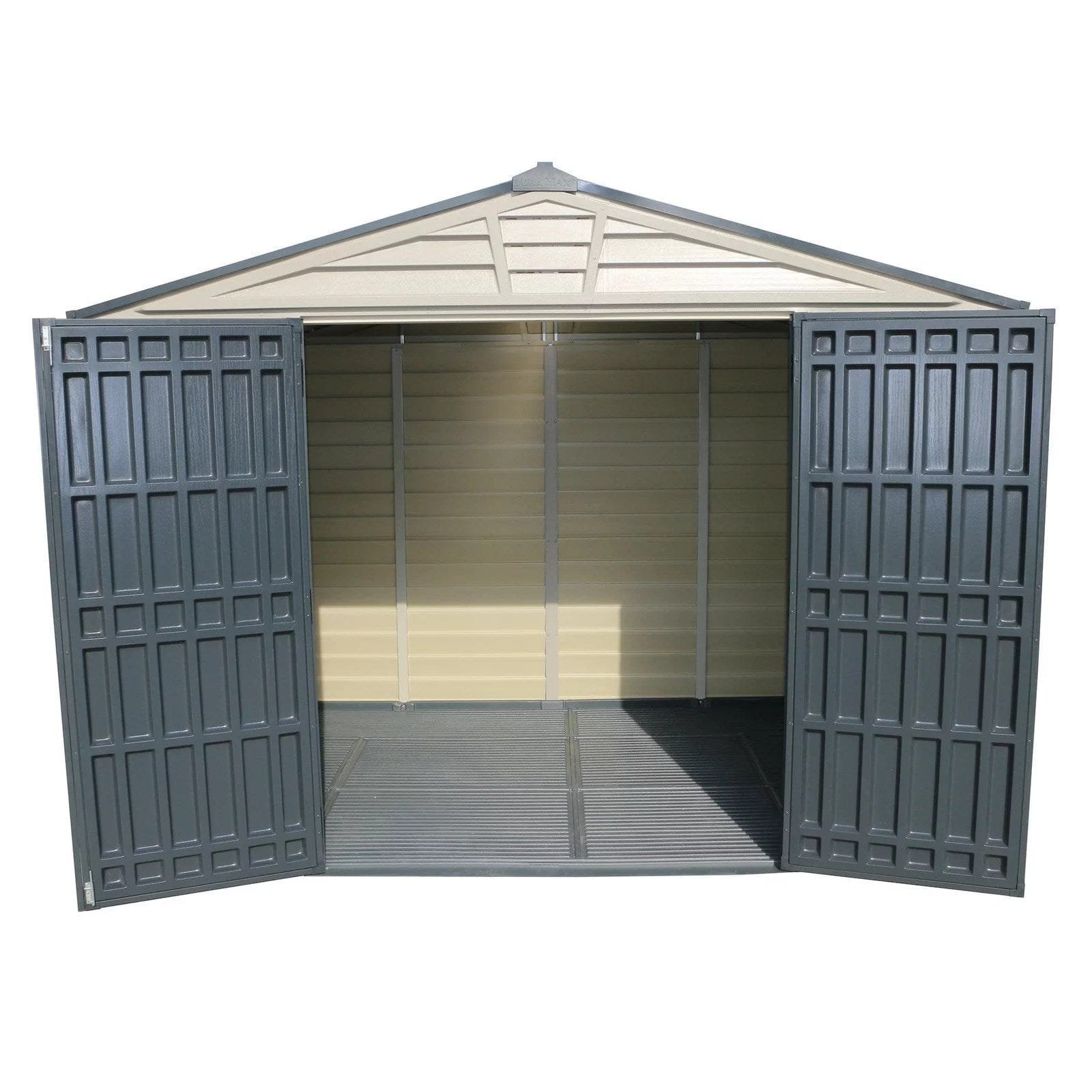 DuraMax StoreMax Plus 10.5×8 Ft with Molded Floor Vinyl Storage Shed
