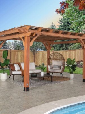 14×12 Beaumont Pergola Shoesocean