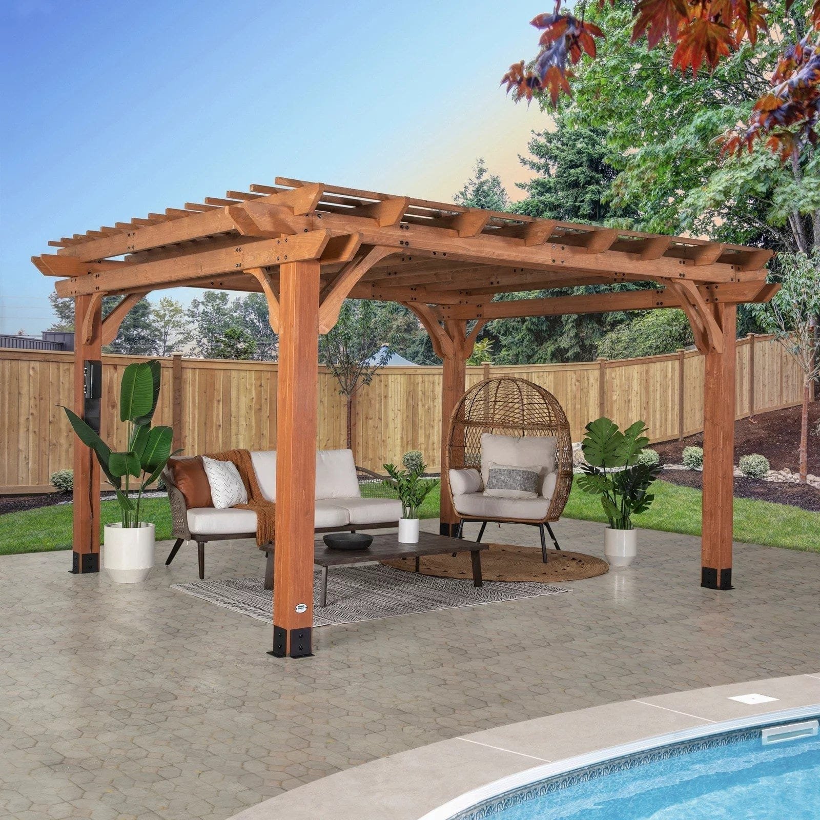14×12 Beaumont Pergola Shoesocean