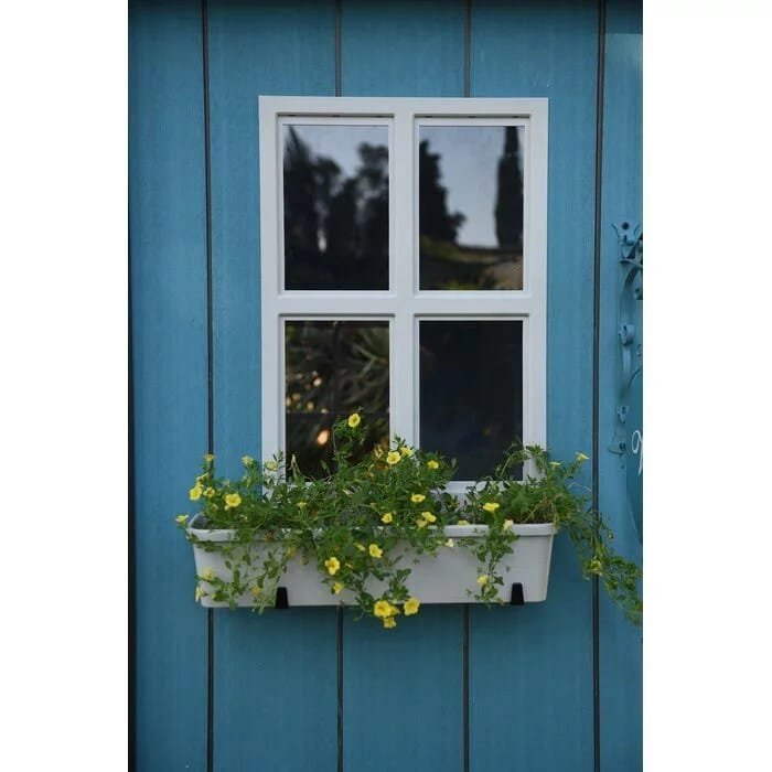 Oakland 11 ft. W x 7.5 ft. D Plastic Storage Shed