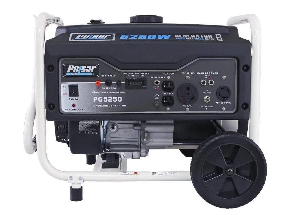 Pulsar 5,250/4,250-Watt Gasoline Powered Recoil Start Portable Generator