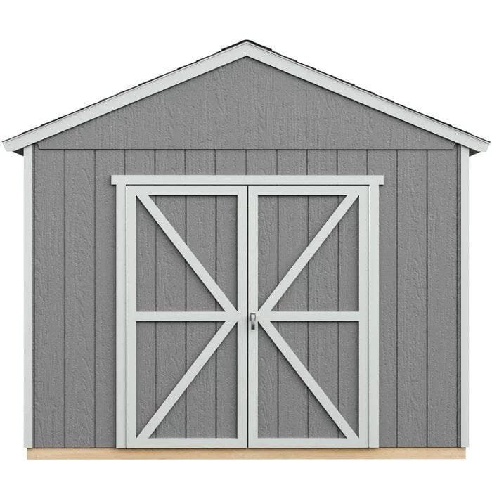 Rookwood 10 ft. W x 8 ft. D Solid + Manufactured Wood Storage Shed with Floor
