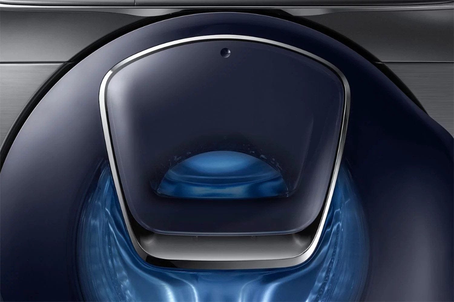 Samsung – 4.5 Cu. Ft. High Efficiency Stackable Front Load Washer with Steam and AddWash – Black stainless steel