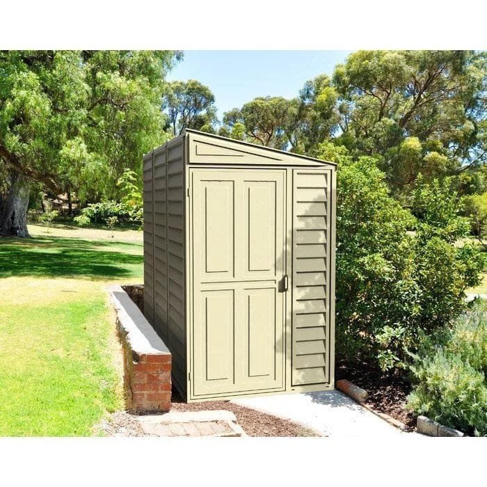 SideMate 4 ft. W x 8 ft. D Plastic Lean-To Storage Shed Installation Included