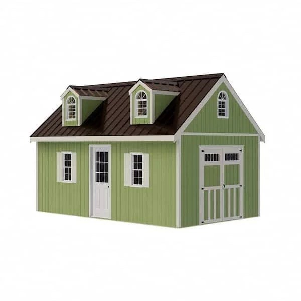 Best barns Hampton 12×24 Wood Storage Shed Kit Installation Included Shoesocean