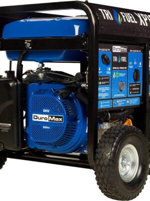DuroMax 13000 Watt, Tri Fuel Portable Generator, w/ CO Alert