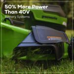Greenworks 60V 21″ Self Propelled Lawn Mower with (1) 8.0 Ah Battery & Rapid Charger 2546402