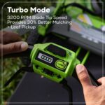 Greenworks 60V 21″ Self Propelled Lawn Mower with (1) 8.0 Ah Battery & Rapid Charger 2546402