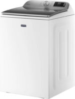 Maytag 5.3 Cu. Ft. High Efficiency Smart Top Load Washer with Extra Power Button – White 1