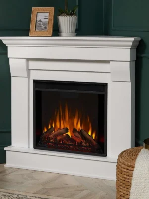 Real Flame Chateau Corner Electric Fireplace