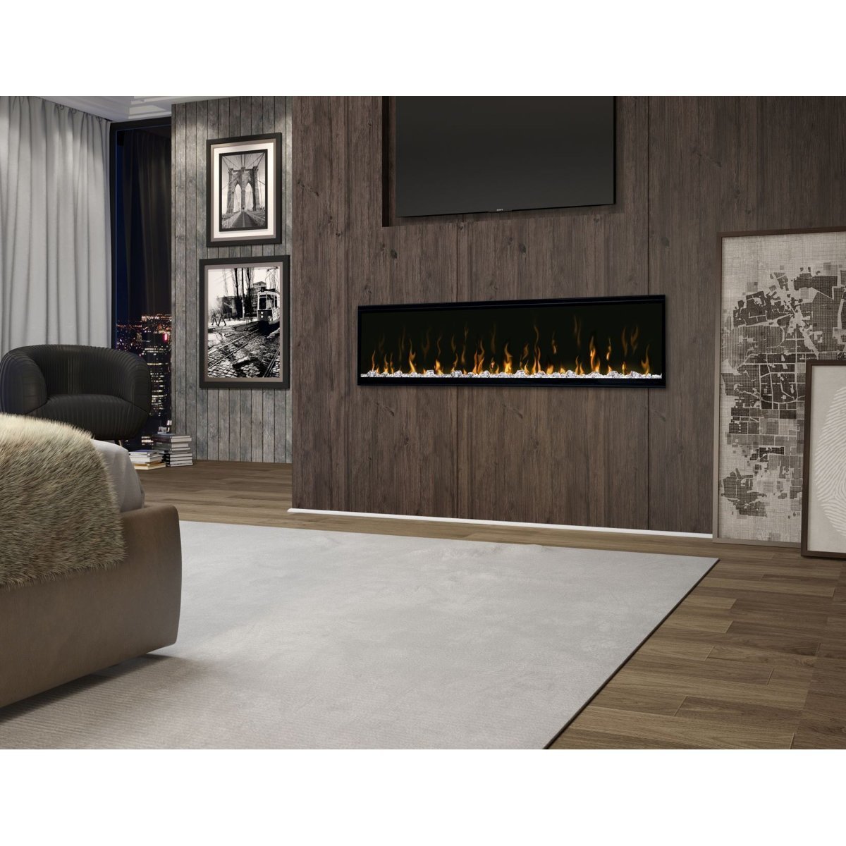 Dimplex IgniteXL 60-Inch Built-in Linear Electric Fireplace