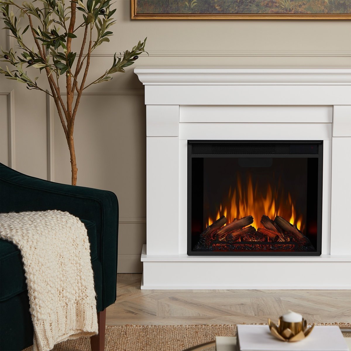 Real Flame Chateau Electric Fireplace