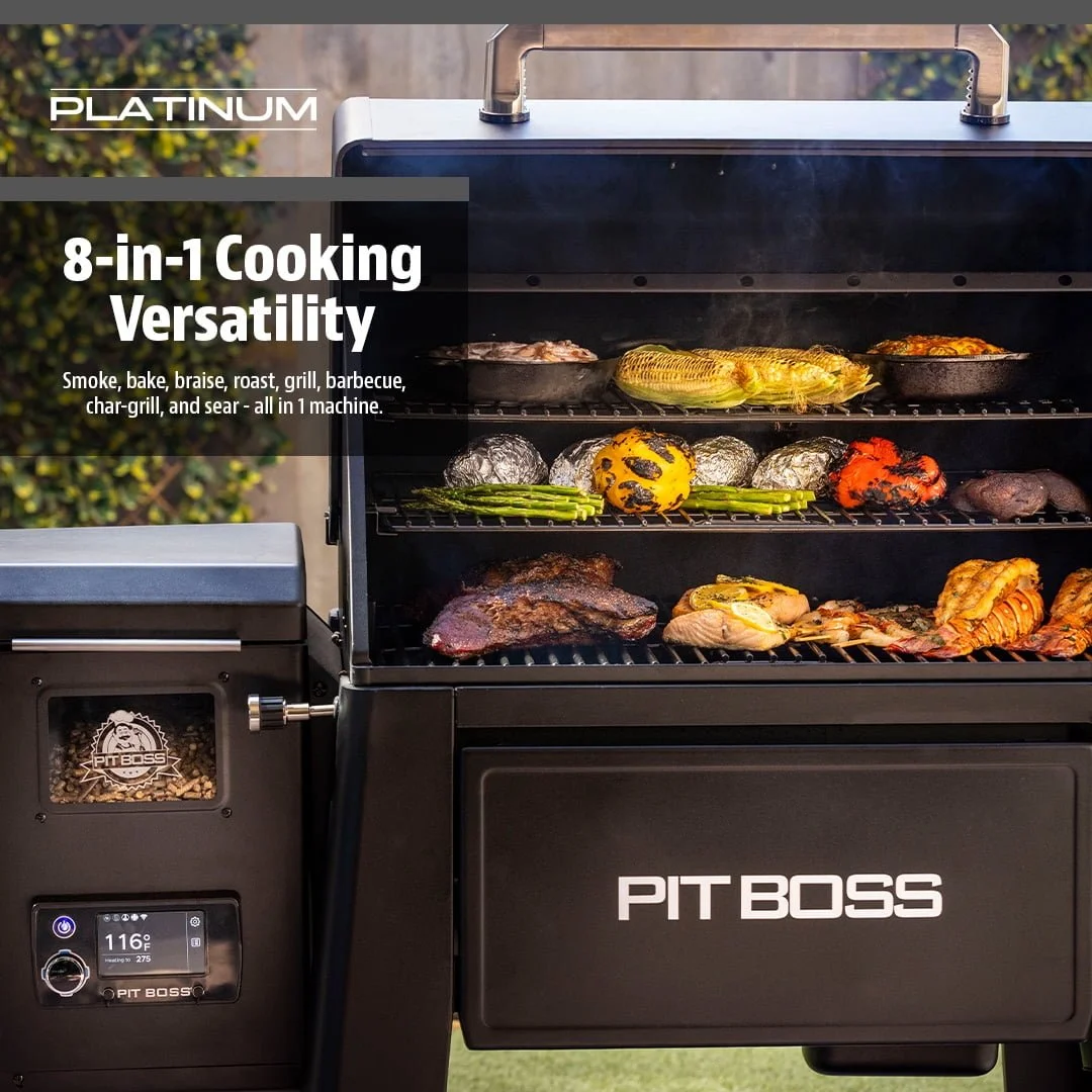 Pit Boss Platinum 1250 Connected Wood Pellet Grill