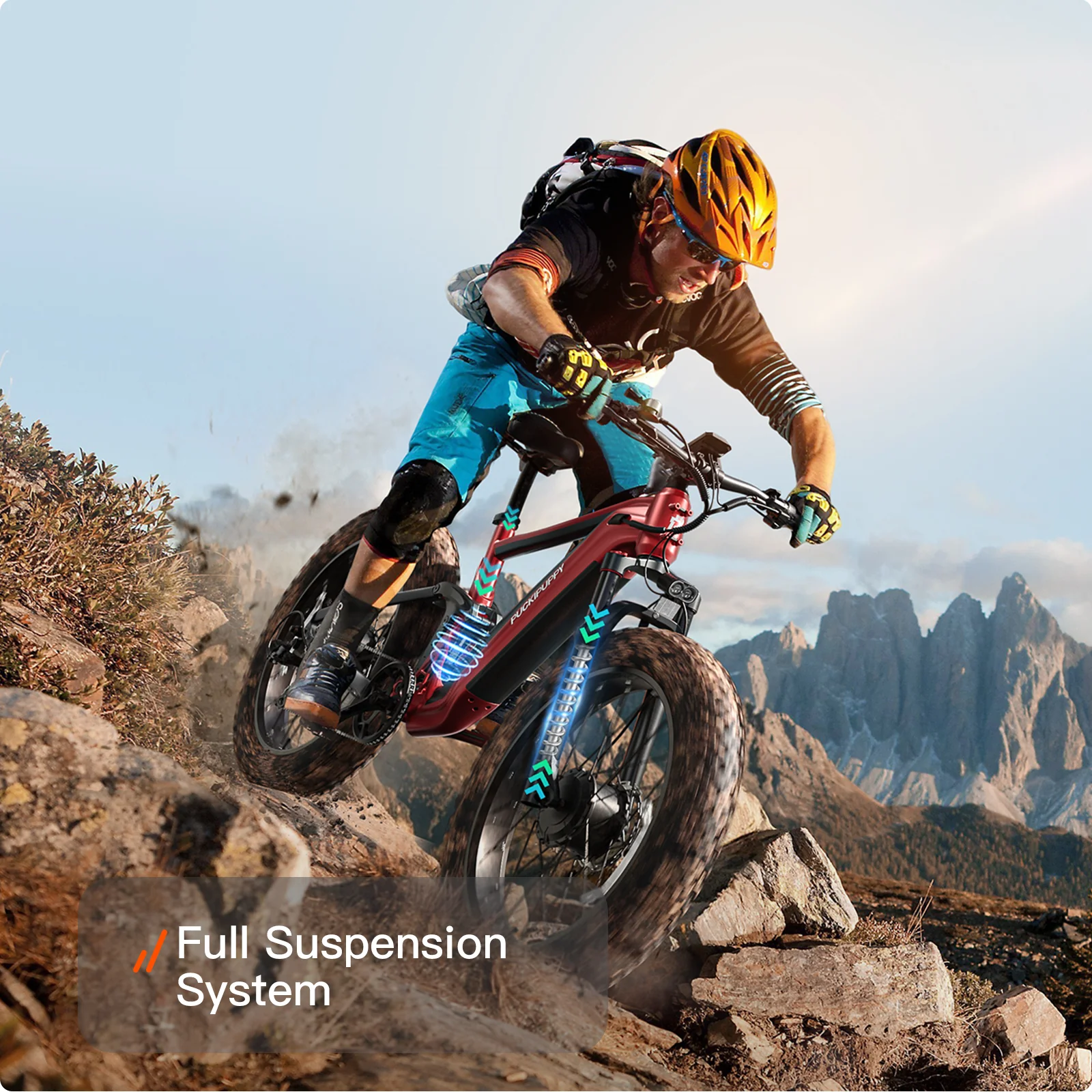 PUCKIPUPPY GoldenR Dual-Motor E-Bike